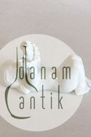 Bing & Grøndahl Blanc de Chine Figur af Liggende havbarn med tang No 2314