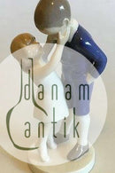 Bing & Grøndahl Figur af Dreng og Pige No 1781 PMN