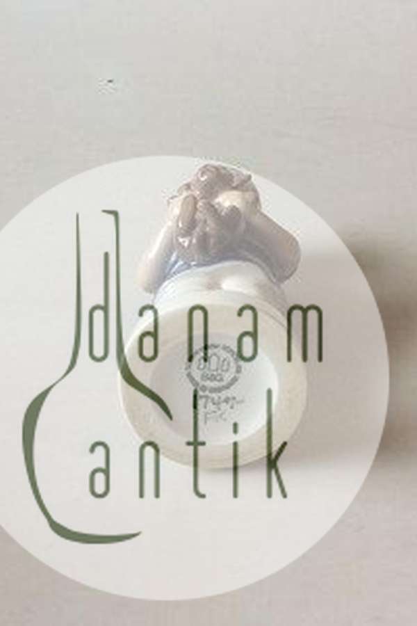 Bing og Grøndahl Figur - Dreng der holder en hund/Ole No. 1747