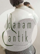 Bing Grondahl 柳条椅上的母子小雕像 No 1552