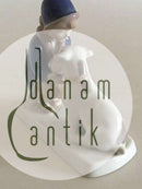 Bing & Grøndahl Figur Pige med Hund No 2163