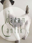 Dahl Jensen Stående Ruhåret Foxterrier No 1001 Figur