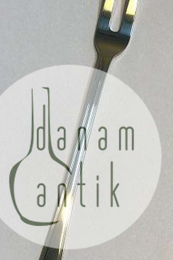 乔治-延森不锈钢 "哥本哈根线，垫 "肉叉