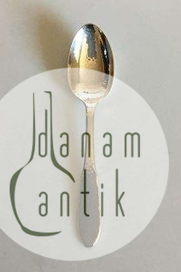 Georg Jensen Sølvplet Mermaid Dessertske