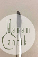 Georg Jensen Mitra Mat 不锈钢午餐刀，长柄，短刃，带烤架插件