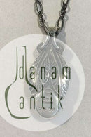 Georg Jensen Sterling Sølv 2008 Årsvedhæng (Grøn Agat) med halskæde