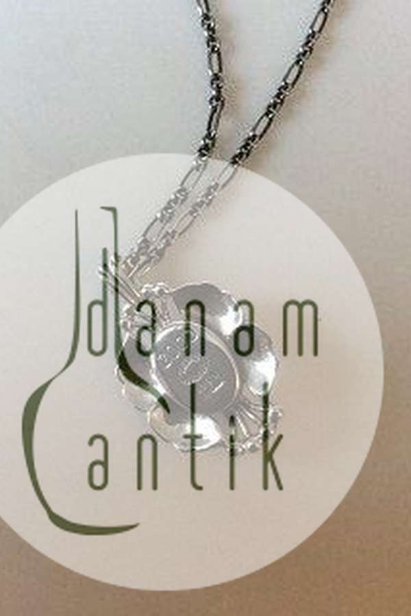 Georg Jensen Sterling Sølv Årssmykke vedhæng 2000