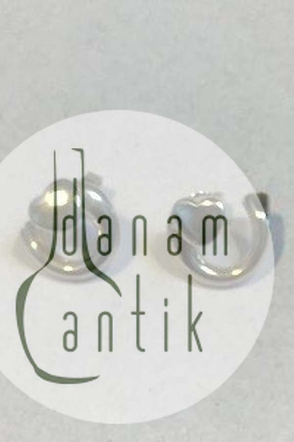 Georg Jensen Sterling Sølv Hjerte Øreringe 2002 - Regitze Overgaard