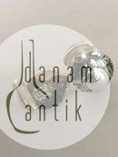 Georg Jensen Sterling Silber 1997 Jahrestag Ohrringe (Clip)