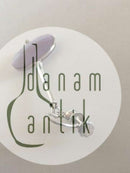 Georg Jensen Sterlingsilber-Ohrringe mit Amethyst Nr. 245