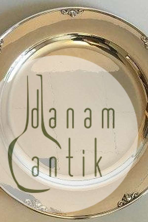 Georg Jensen Sterling Silber King Großes Rundes Fleisch- oder Fischgericht Nr. 642 S