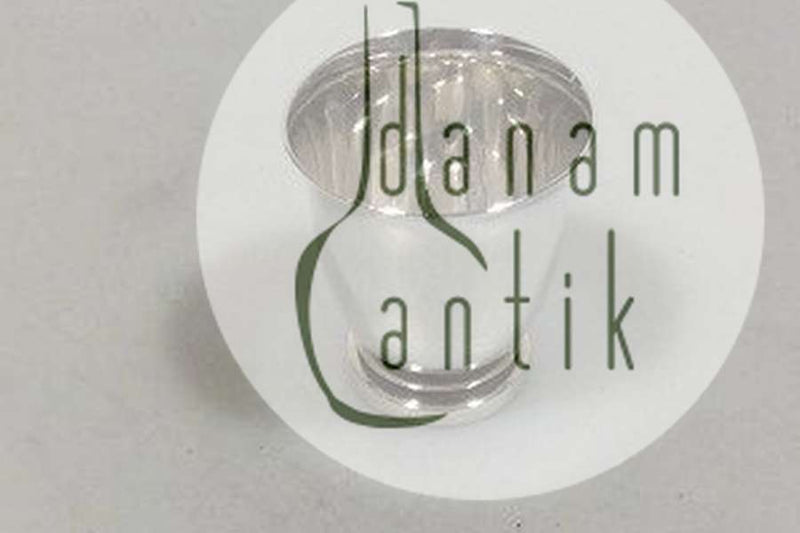 Georg Jensen Pyramide Sterling Sølv Cigaret Kop / Bar glas No 660A