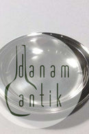 Georg Jensen Sterling Sølv Pyramide Glas bakke / Nøddeskål no 600A