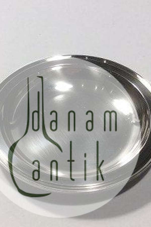 Georg Jensen Sterling Sølv Pyramide Glas bakke / Nøddeskål no 600A