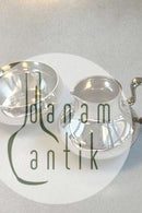 Georg Jensen Sterling Sølv Flødekande og Sukkerskål No 1017 Henning Koppel