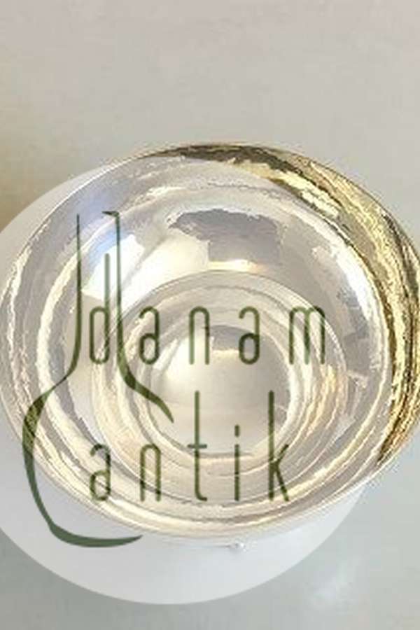 Georg Jensen Sterling Sølv Trebenet skål No 2B