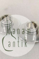 Georg Jensen Sterling Sølv Pyramide Lysestager Par No 747A