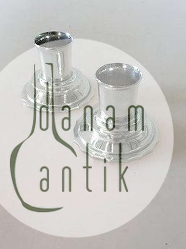 Georg Jensen Sterling Silver Lysestager af Harald Nielsen fra 1933-1944 No 504