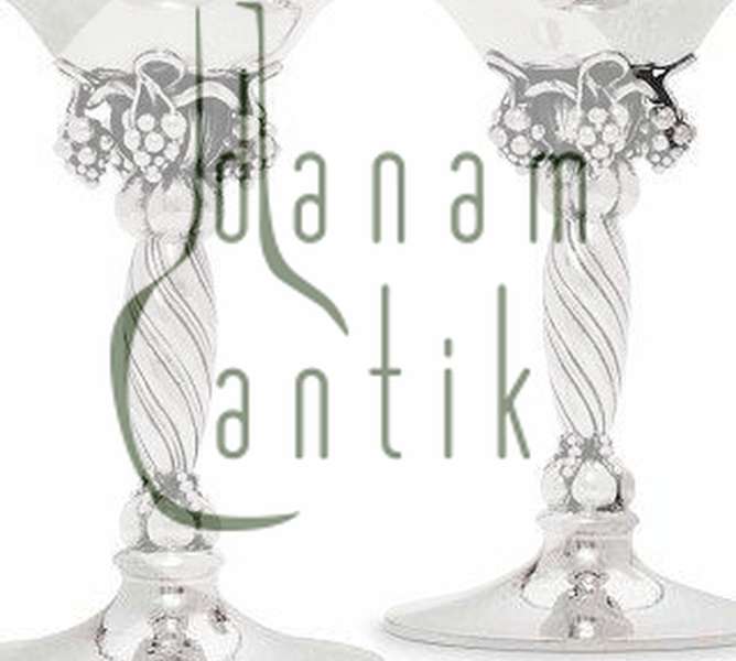 Par Georg Jensen Sterling Sølv Druestager No 263 A