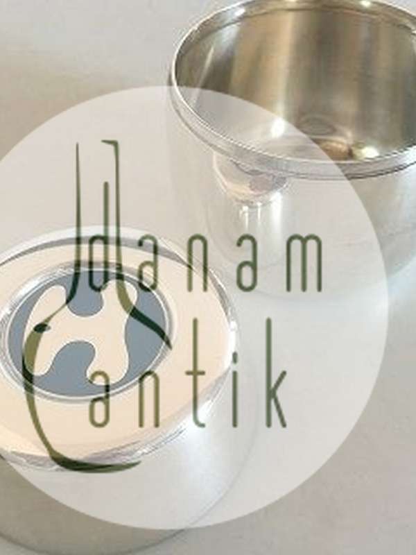 Georg Jensen Sterling Sølv Henning Koppel Dåse / Boks prydet med emalje.