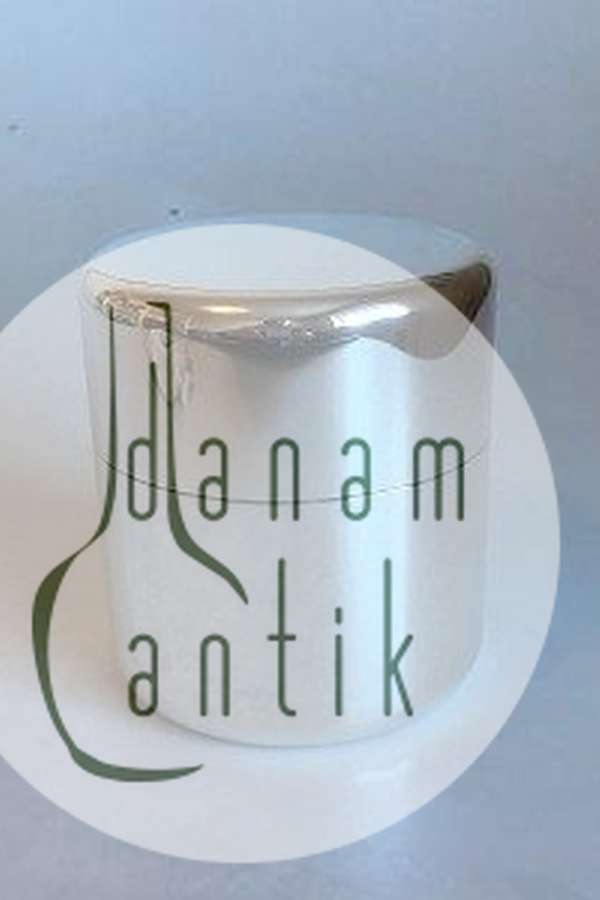 Georg Jensen Sterling Silver Bowl with Lid / box by Jorgen Møller No 1304