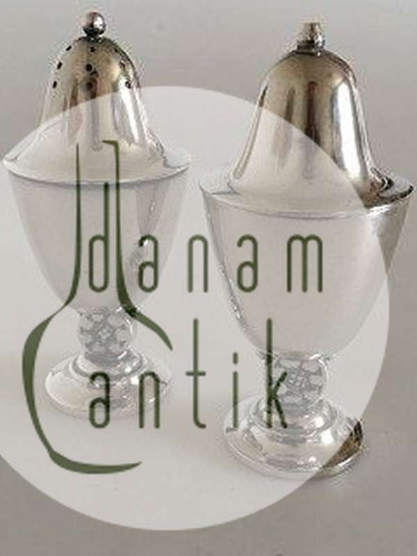 Georg Jensen Sterling Sølv Salt & Peber Sæt No 866