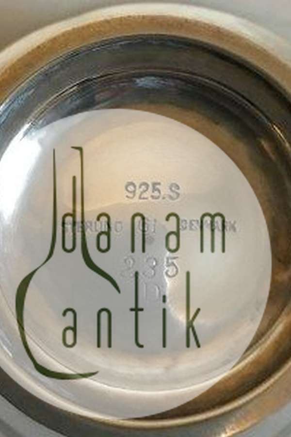 Georg Jensen Sterling Sølv Saltkar No 235D