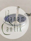 Georg Jensen Konge Sterling Sølv Emaljeret Saltkar No 62 med Saltske