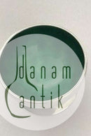 Georg Jensen Magnolia Sterling Sølv Saltkar No 2A (Grøn)