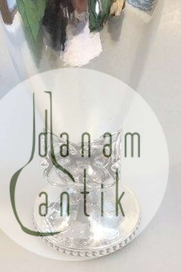 Georg Jensen Sterling Sølv Vase med ornamentik No 301 A