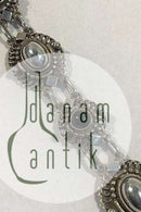 Georg Jensen Sterlingsilber-Armband Nr. 419 (Schwarzer Onyx)