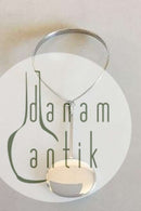 Georg Jensen Sterling Sølv Armring No 205 og Vedhæng No 304