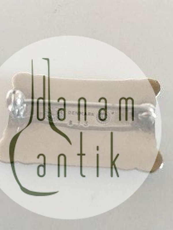 Georg Jensen Sølv Broche No 213 med Svane