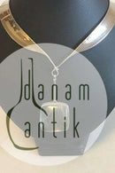 Georg Jensen Sterling Silber Torun-Halskette Nr. 160 mit Torun-Anhänger Nr. 132