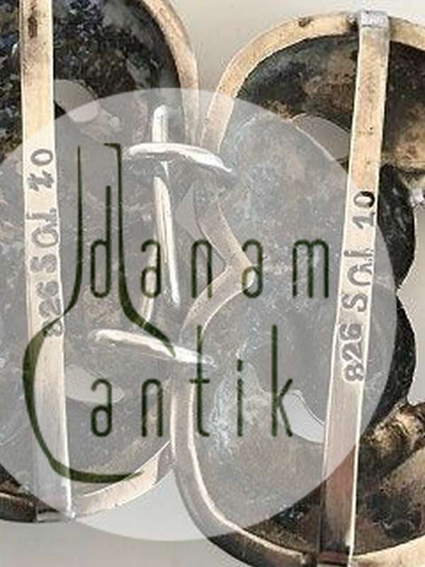 Early Georg Jensen Danish Art Nouveau Belt Buckle No. 10 in 826 Silver