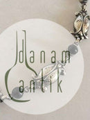 Georg Jensen Sterling Sølv Halskæde No 15 med Sort Onyx