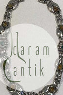 Georg Jensen Sterling Silver Necklace No 1 Raven&Chrysoprase （ジョージ ジェンセン スターリング シルバー ネックレス No 1 レイブン＆クリソプレーズ