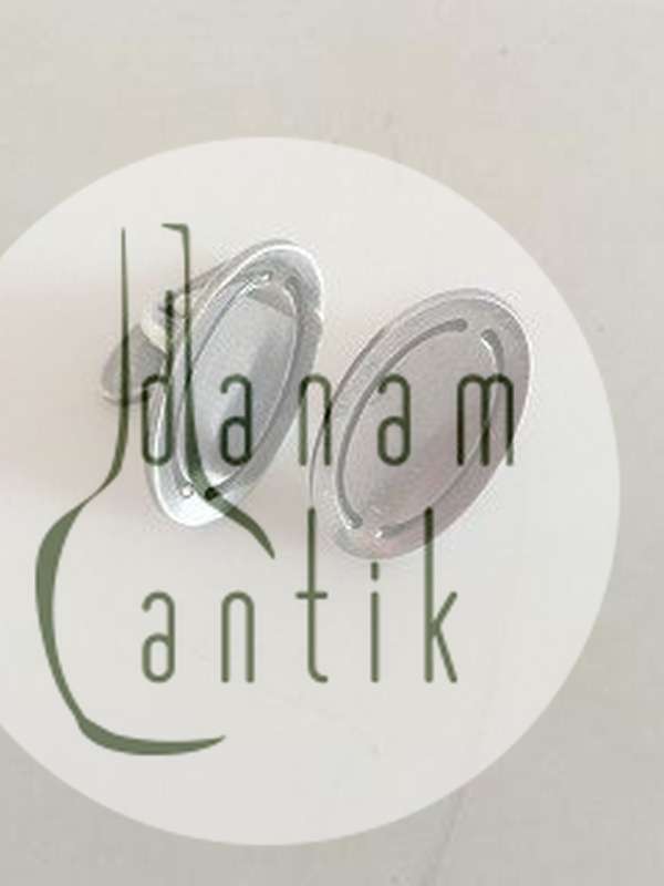 Georg Jensen Sterling Sølv Ovale Manchetknapper No 75A