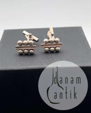 Georg Jensen Manschettenknöpfe aus Sterlingsilber Nr. 61