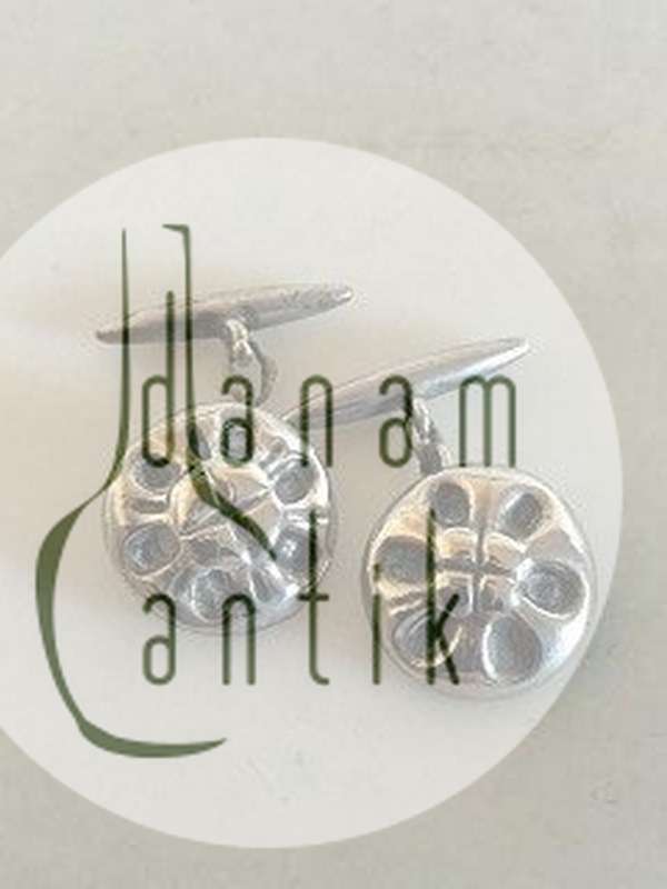 Georg Jensen Sølv Manchetknapper No 4