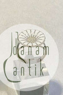 Georg Jensen Gilt Sterling Silver Margueritte リング