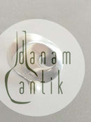 Georg Jensen Sterling Silver Torun Ring with Pearl No 370（ジョージ ジェンセン スターリング シルバー トルン リング、パール）。