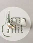 Georg Jensen Sterling Sølv Ring No 341 med Forgyldt Stykke