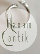 ジョージ ジェンセン スターリング シルバー ディボテッド ハーツ リング No 262