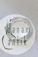 Georg Jensen Sterlingsilber-Spiegelring Nr. 261 Amethyst