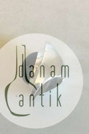 Georg Jensen纯银戒指，由Henning Koppel设计，黑石编号242