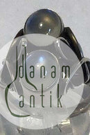 Georg Jensen Sterling Sølv Ring No 48 Månesten