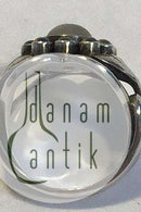 ジョージ ジェンセン スターリング シルバー リング No10 ムーンストーン