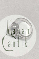 ジョージ ジェンセン スターリング シルバー リング No9 シルバーストーン付き