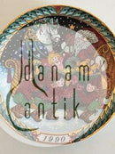 Bing og Grøndahl Santa Claus Collection 1990 Platte - Julemandens Kane